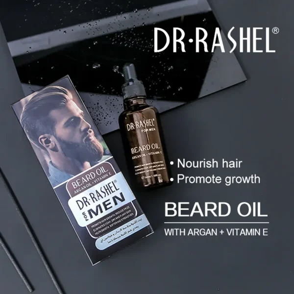 DR.RASHEL Argan Oil and Vitamin E Men Beard Oil - 50 ml