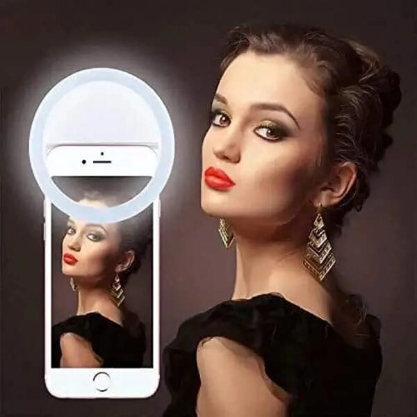 Portable LED Selfie Ring Light for Smartphones Tablets Enhancing Ring Light for Photography