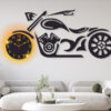 Bike Designed Clock With Light