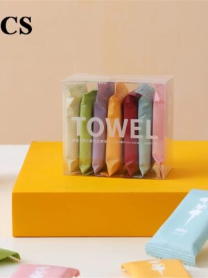 7 Pcs Portable Compressed Towel Tablets